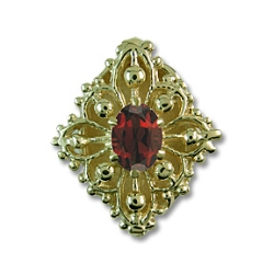 ra6893 Garnet Bracelet Slide 